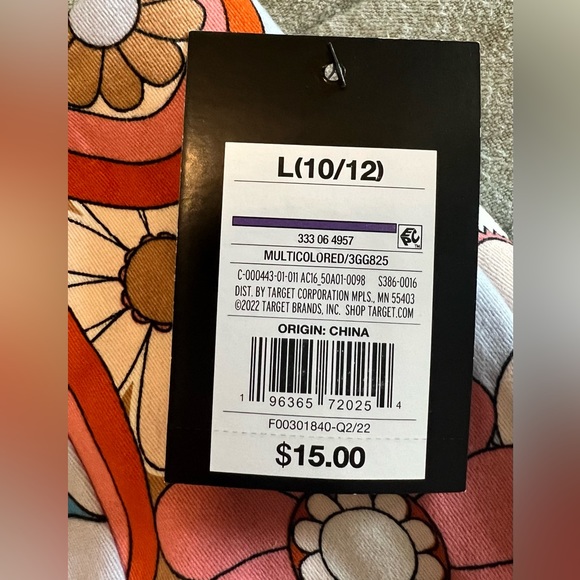 Art Class NWT Pink Floral Skirt - Picture 8 of 12